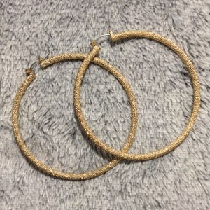 Textured Hoop Earrings